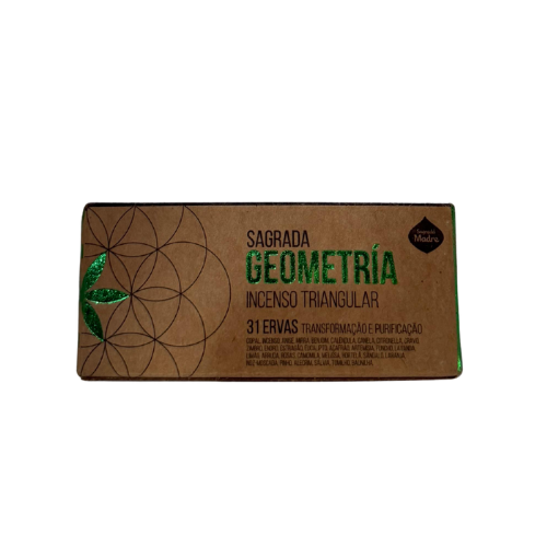 Incienso Triangular Sagrada Geometría 31 Hierbas