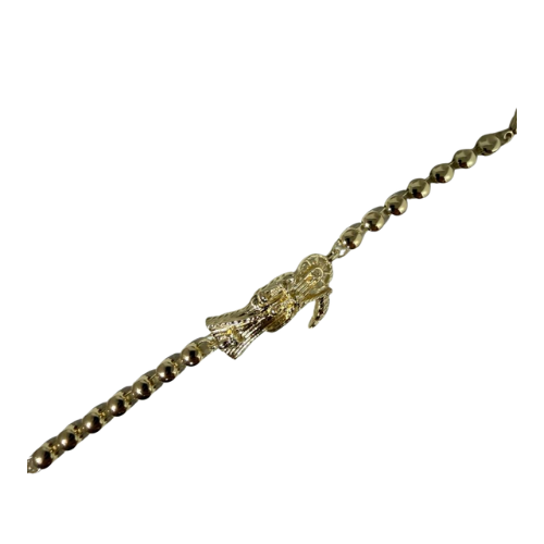 Pulsera San La Muerte Dorado